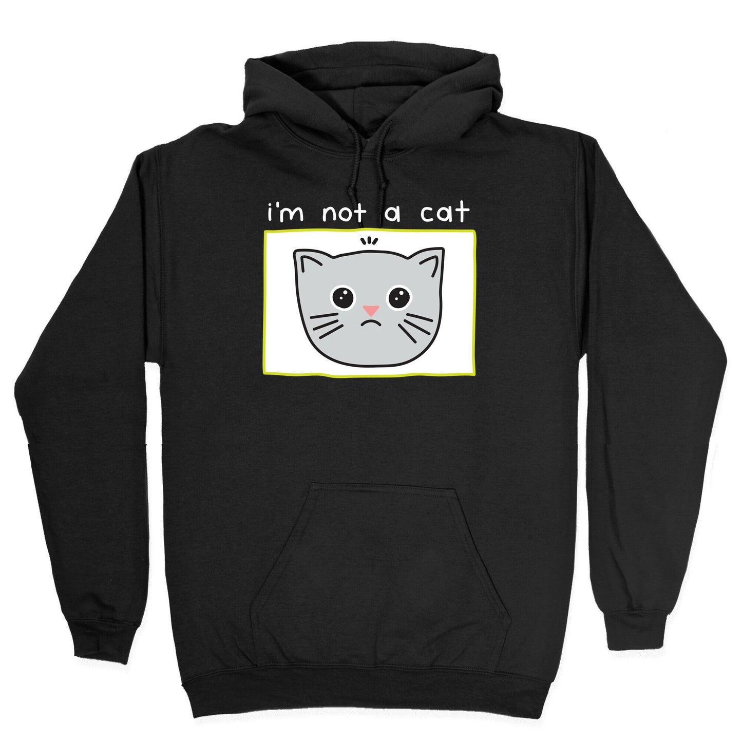 I'm Not A Cat Zoom Filter Hoodie