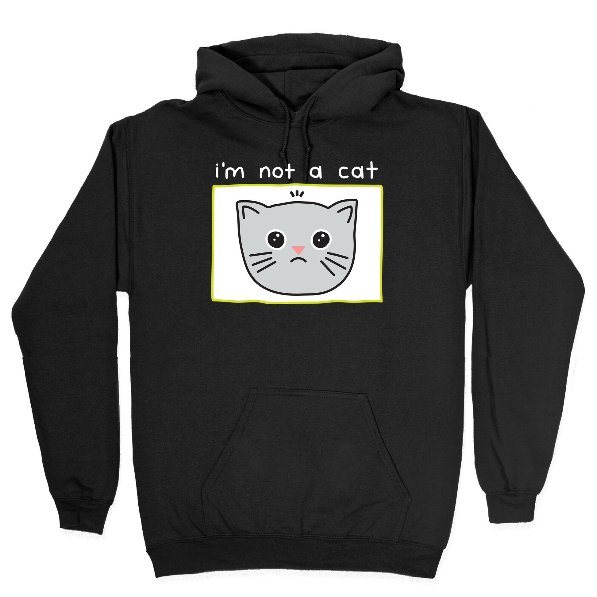 I'm Not A Cat Zoom Filter Hoodie