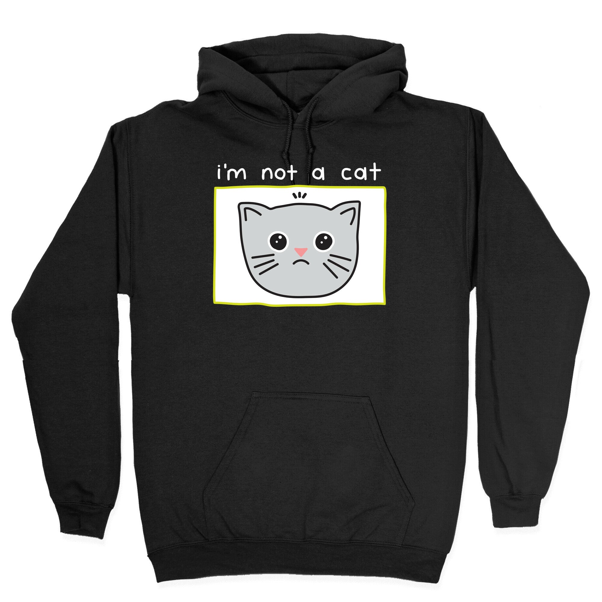 I'm Not A Cat Zoom Filter Hoodie