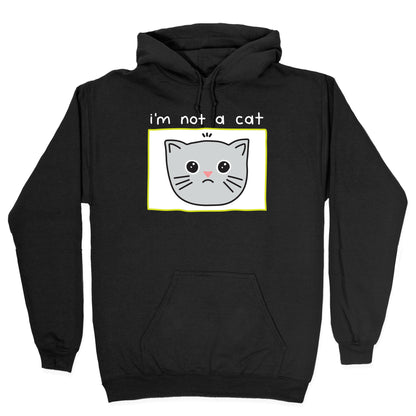 I'm Not A Cat Zoom Filter Hoodie