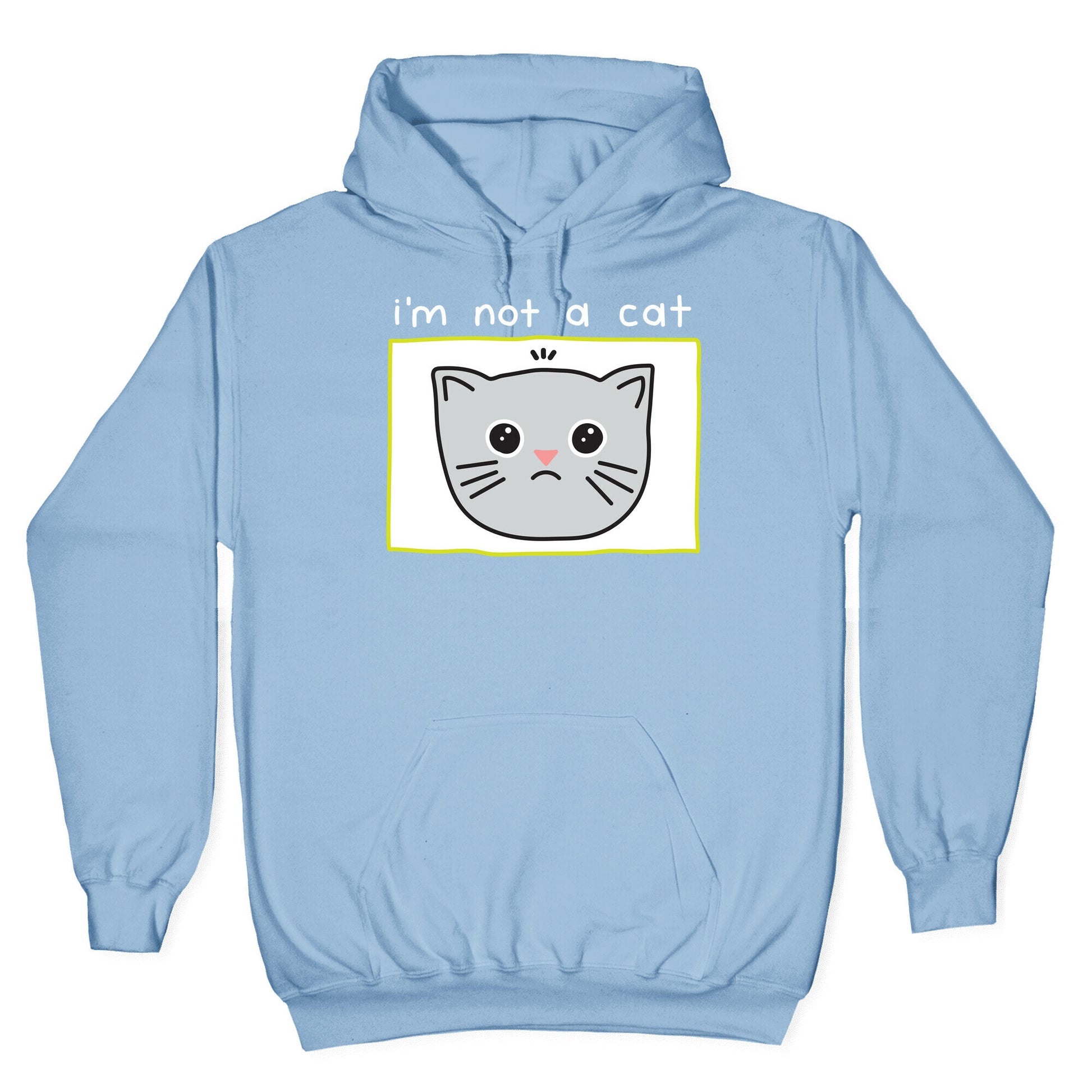 I'm Not A Cat Zoom Filter Hoodie