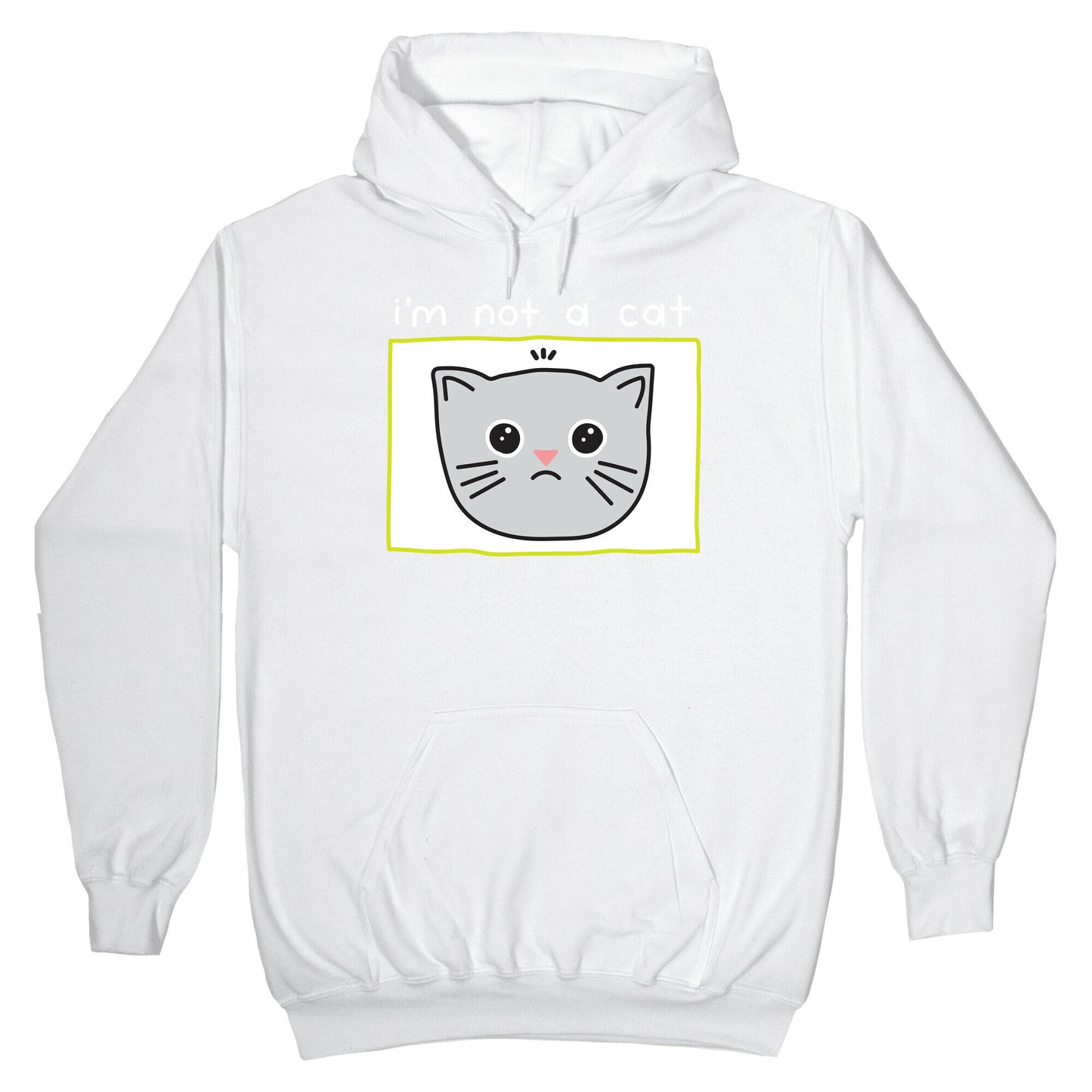 I'm Not A Cat Zoom Filter Hoodie