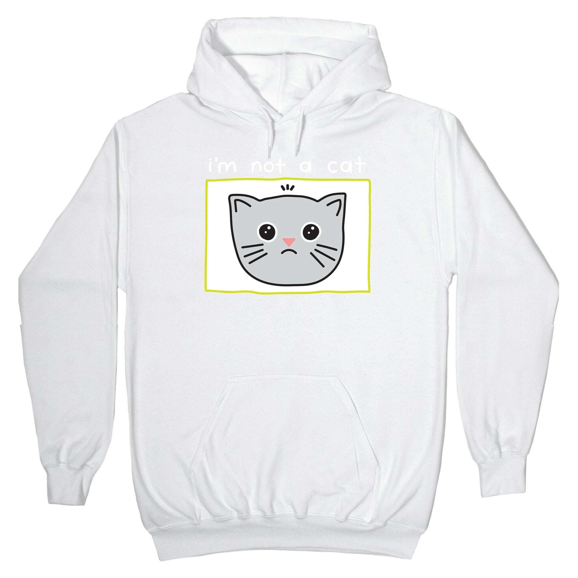 I'm Not A Cat Zoom Filter Hoodie