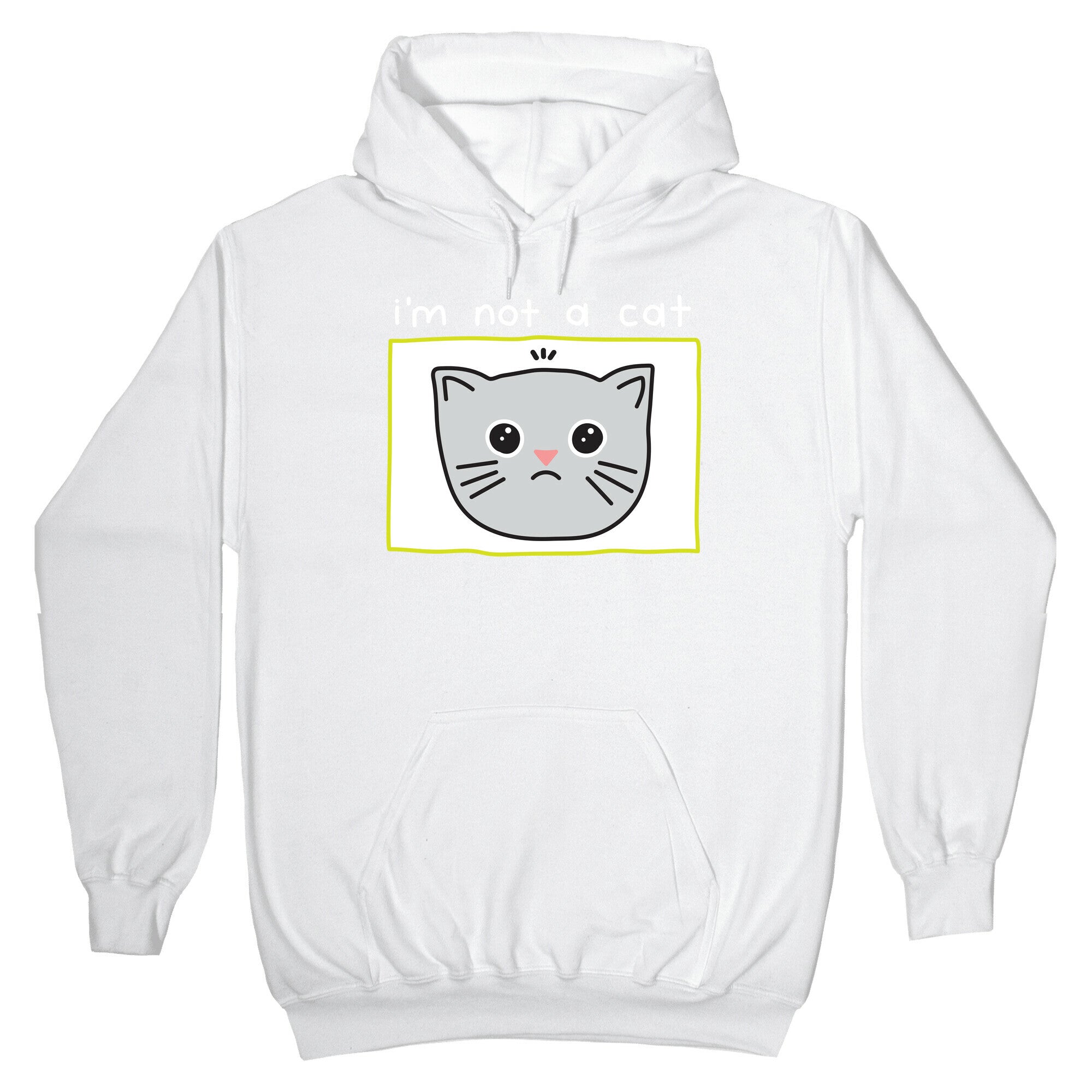 I'm Not A Cat Zoom Filter Hoodie