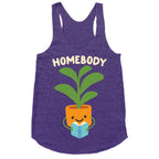 Homebody Reading Plant Racerback Tank