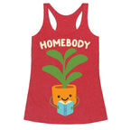 Homebody Reading Plant Racerback Tank