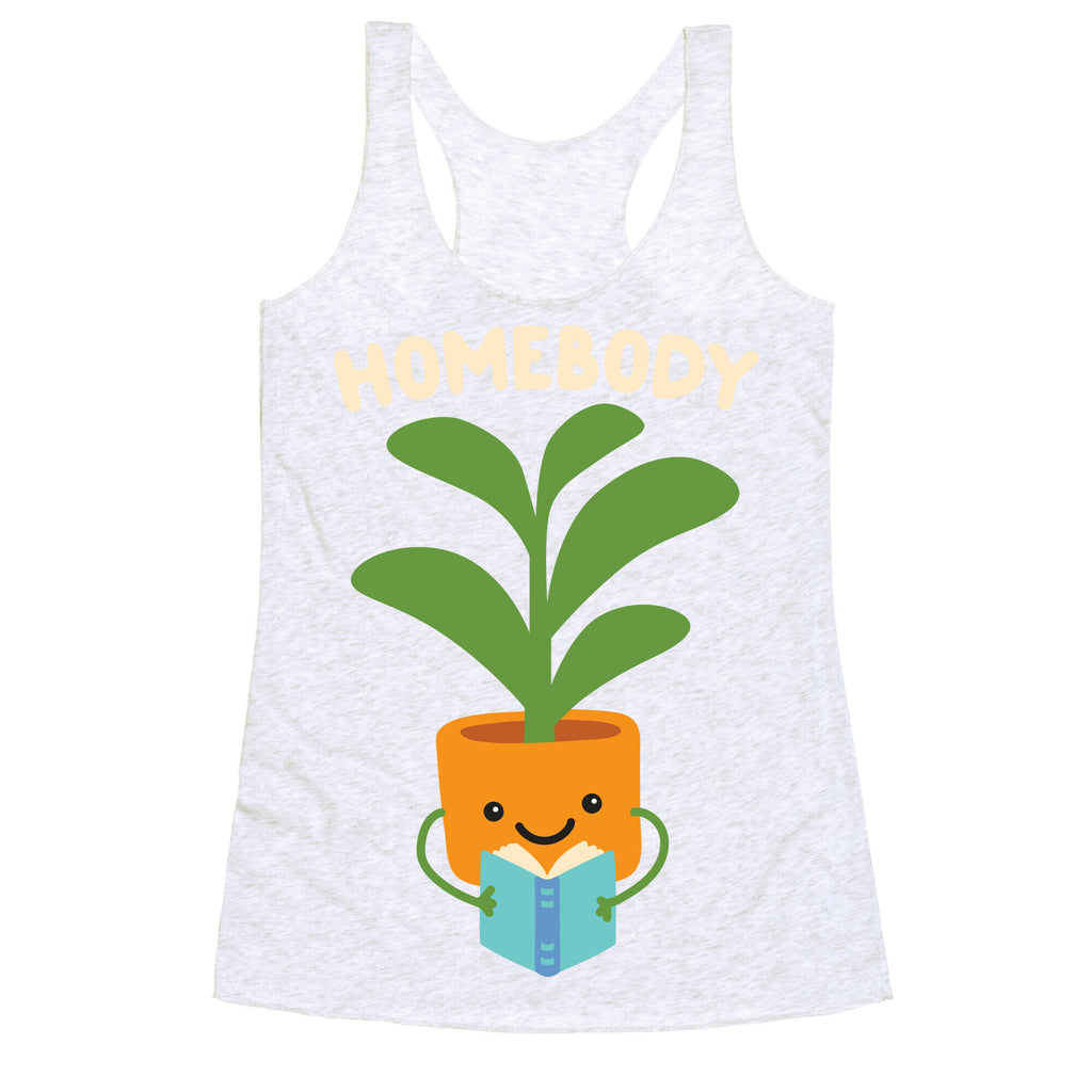 Homebody Reading Plant Racerback Tank