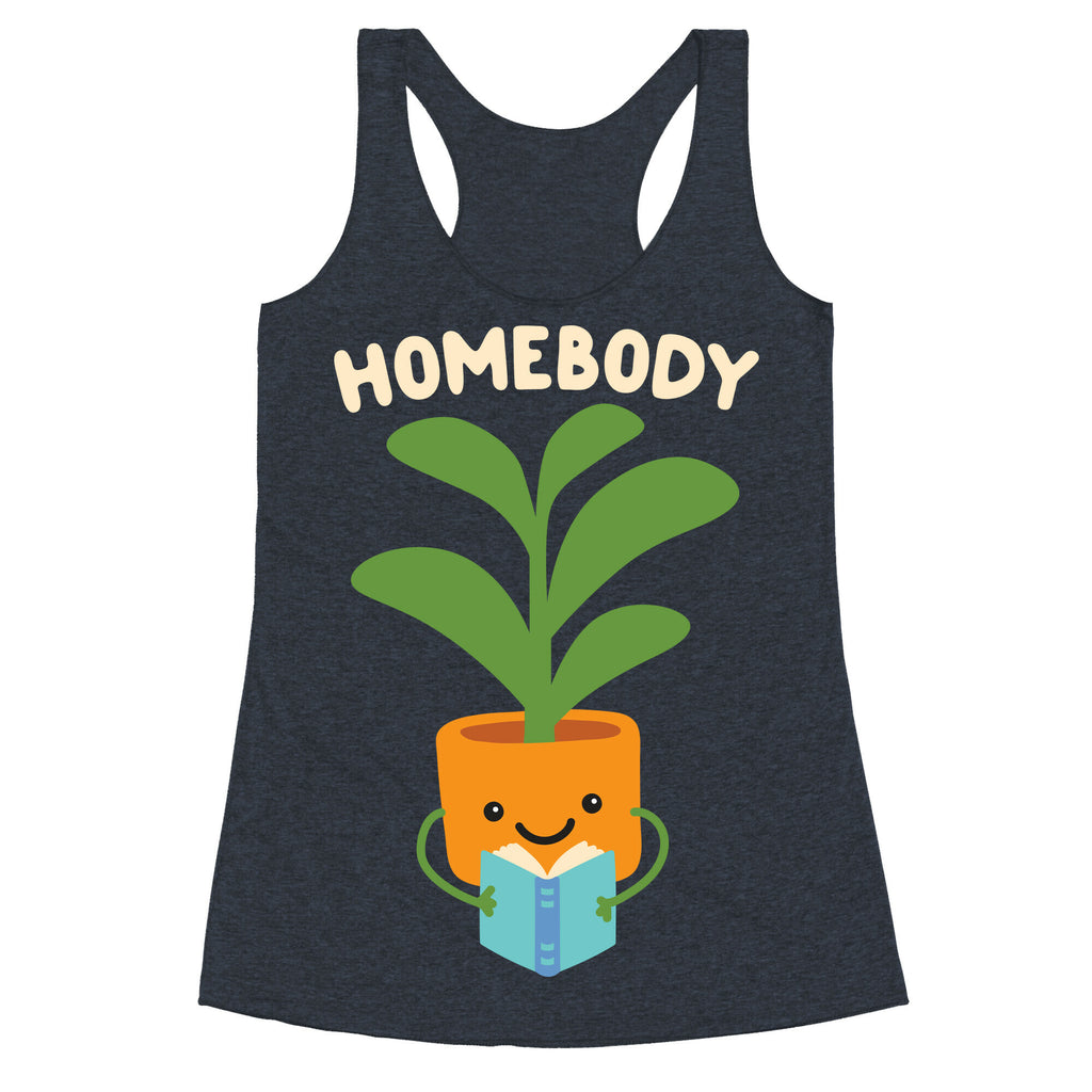Homebody Reading Plant Racerback Tank