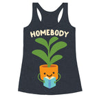 Homebody Reading Plant Racerback Tank