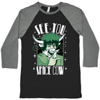 See You Space Cow Baseball Tee