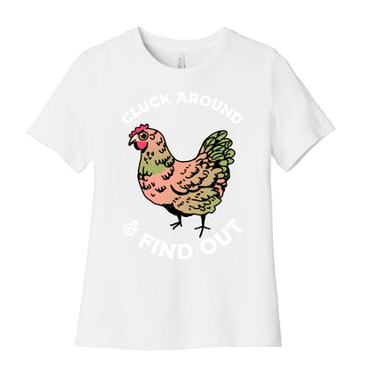 Cluck Around & Find Out Women's Cotton Tee