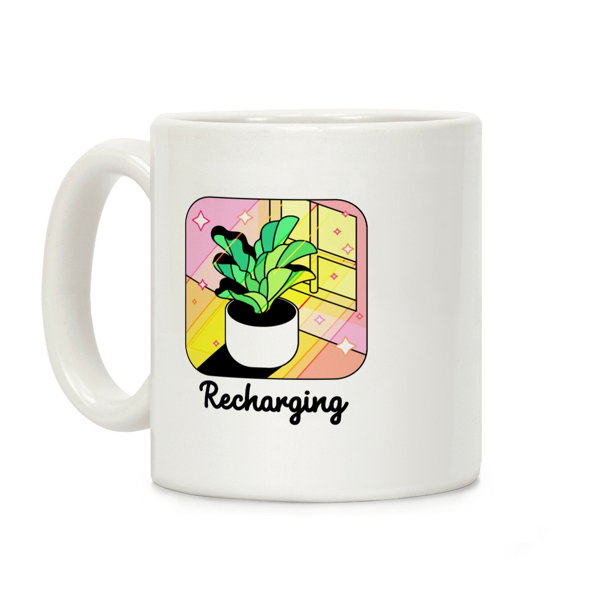 Recharging Plant Coffee Mug