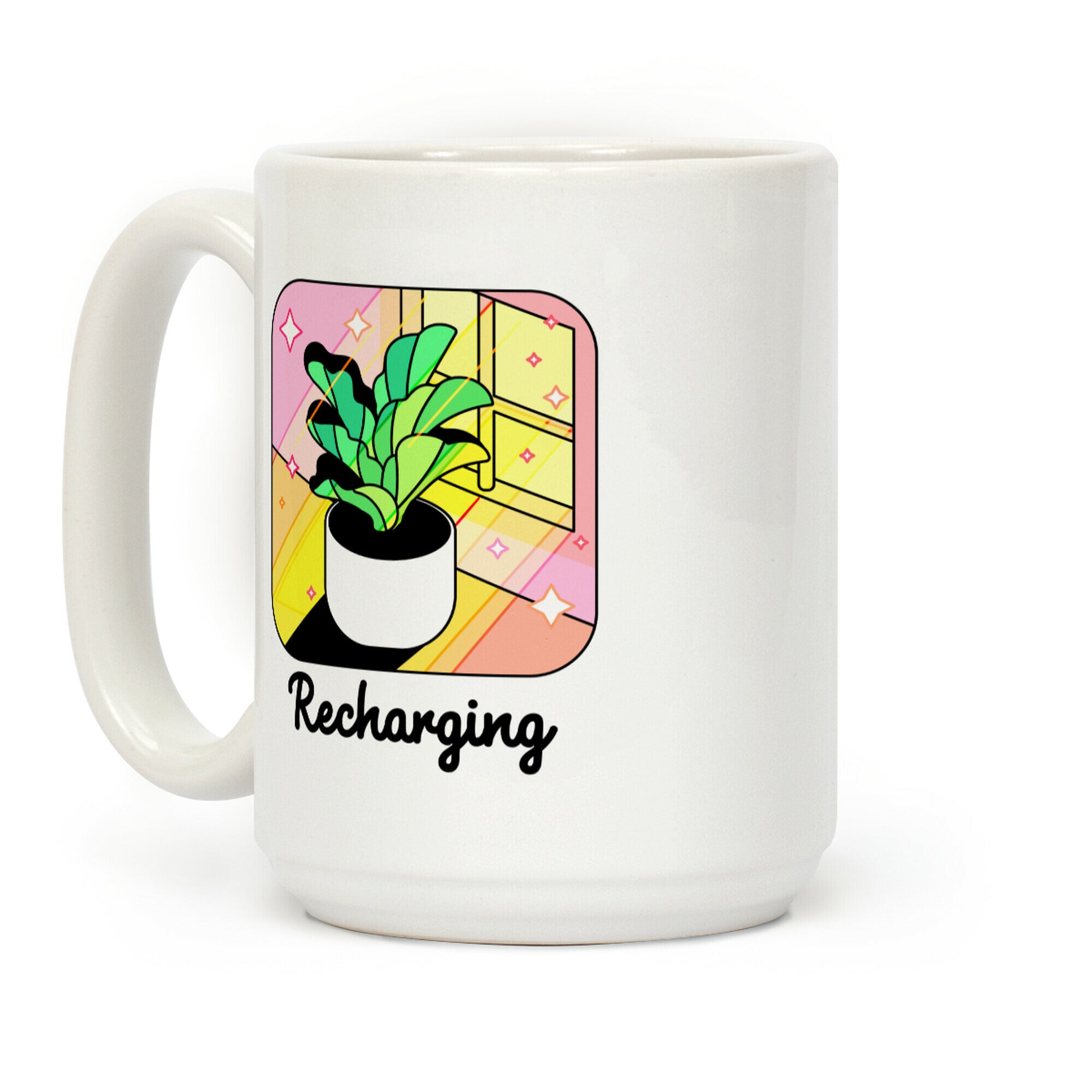 Recharging Plant Coffee Mug