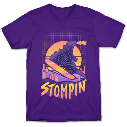 Stompin' Snowboarding Godzilla T-Shirt