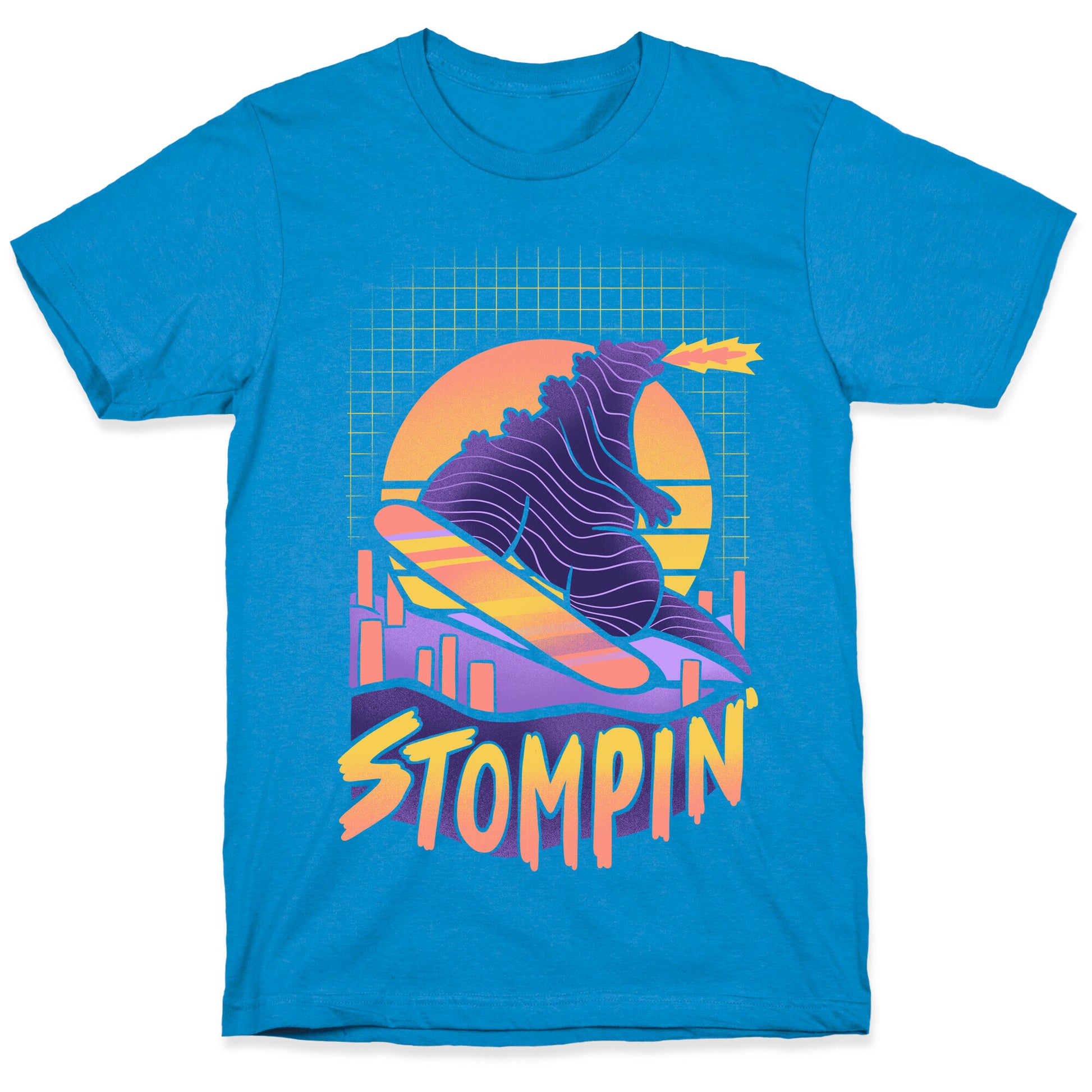 Stompin' Snowboarding Godzilla T-Shirt