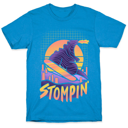 Stompin' Snowboarding Godzilla T-Shirt