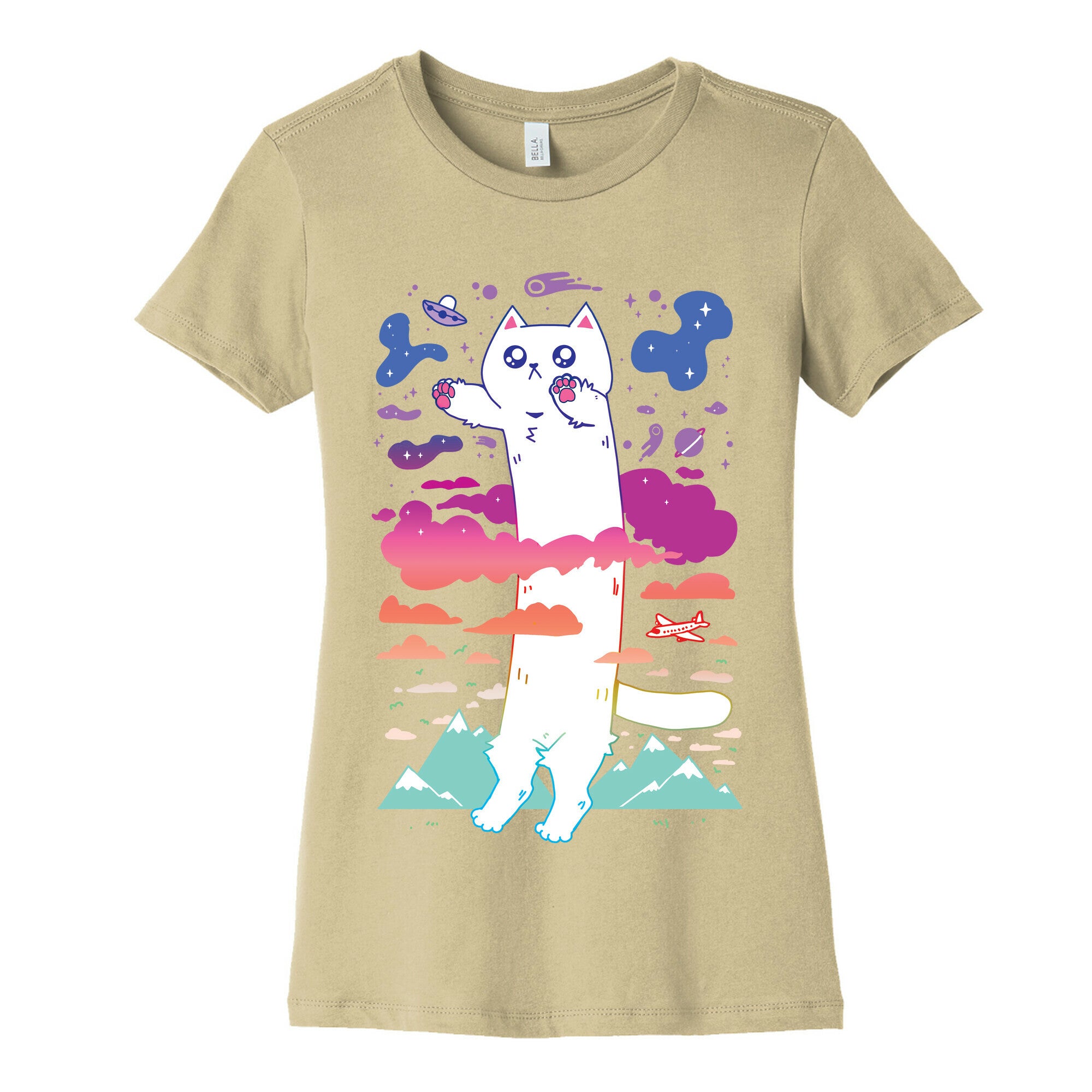 Long Cat Women's Cotton Tee