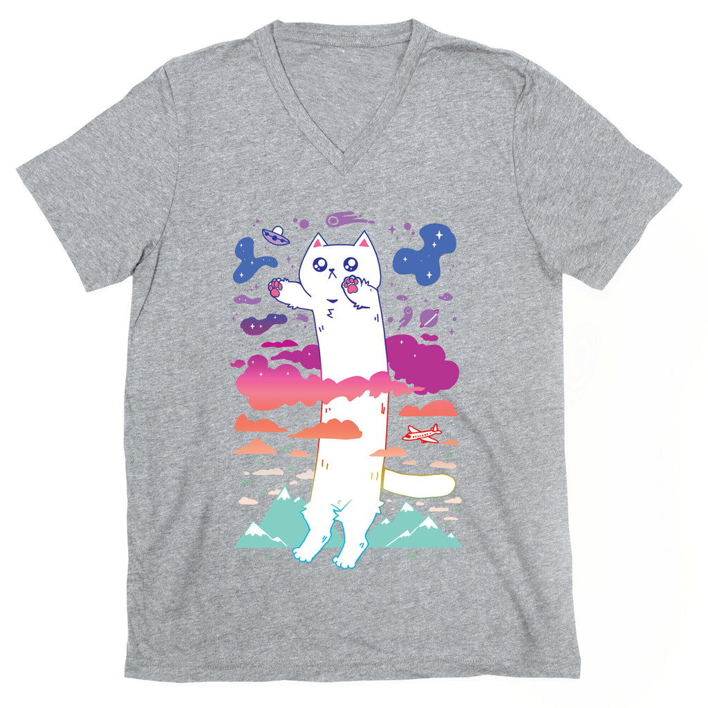 Long Cat V-Neck