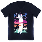 Long Cat V-Neck