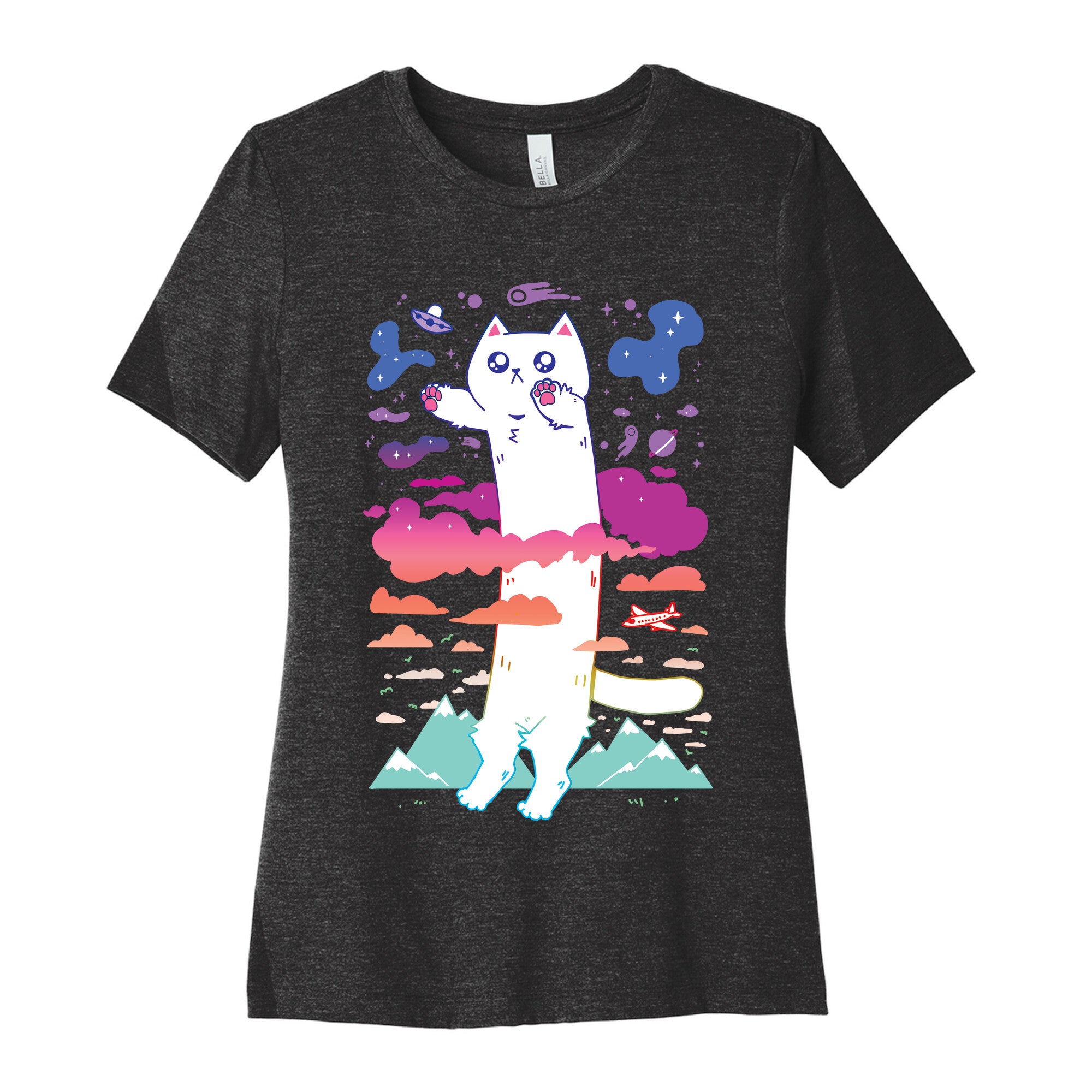 Long Cat Women's Cotton Tee