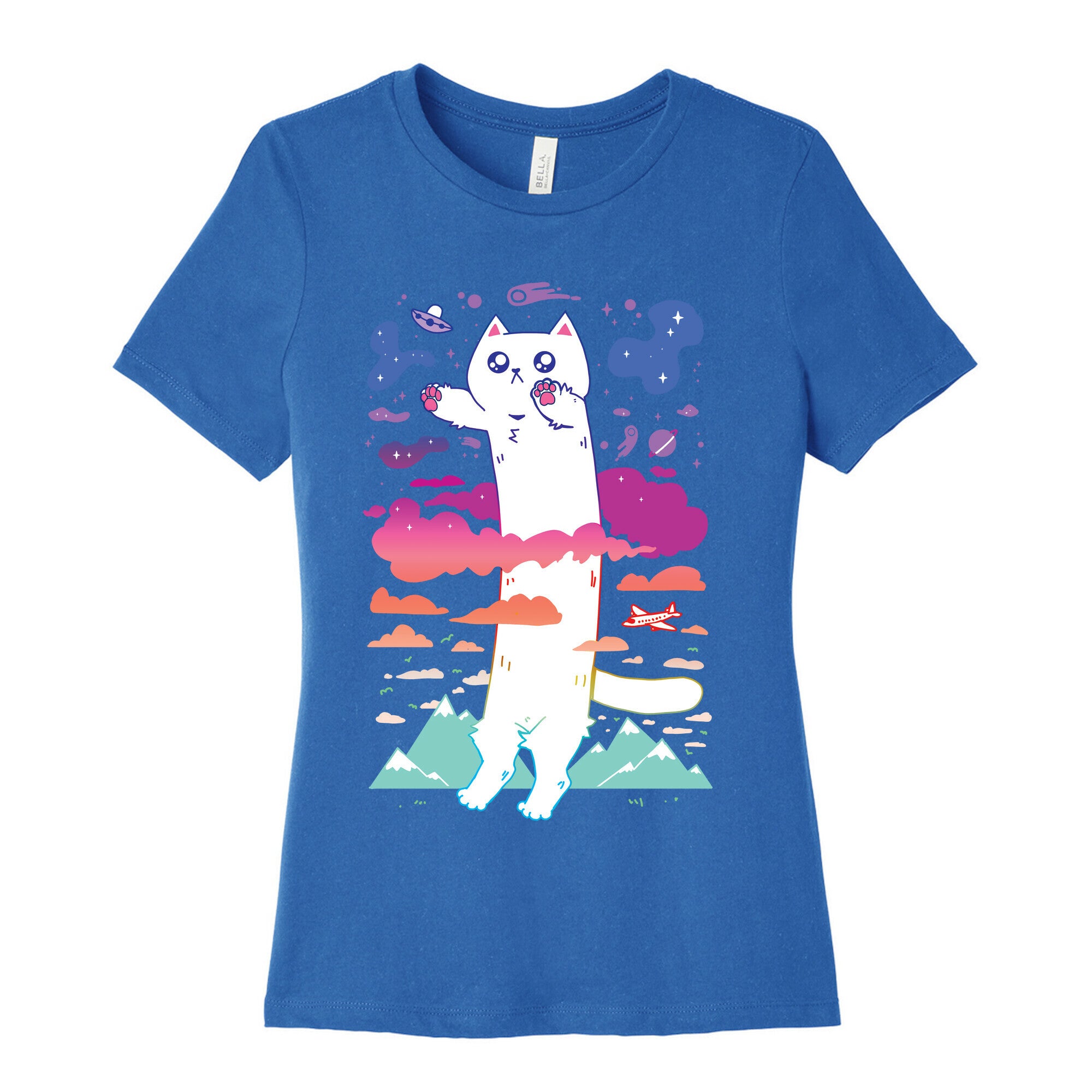Long Cat Women's Cotton Tee