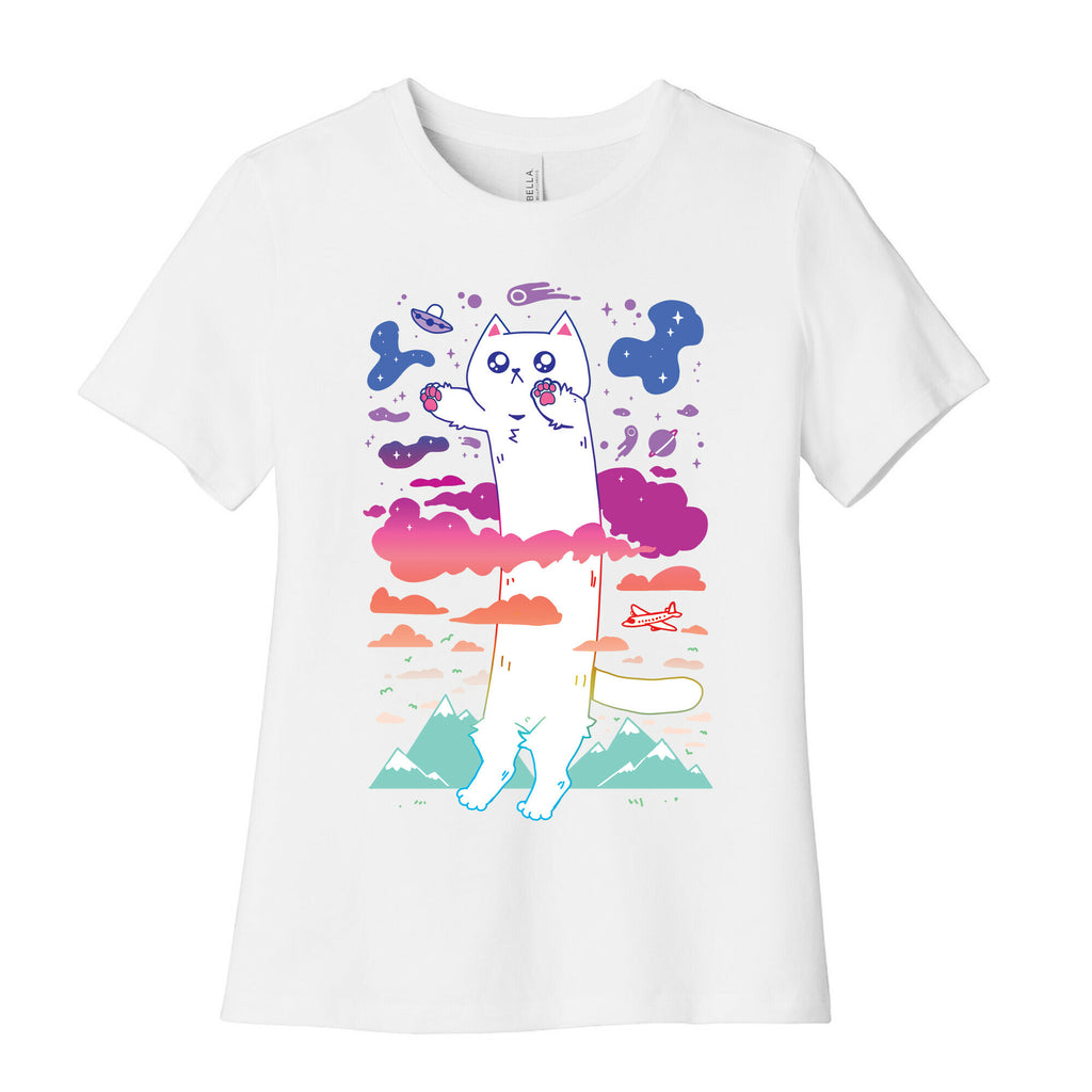 Long Cat Women's Cotton Tee