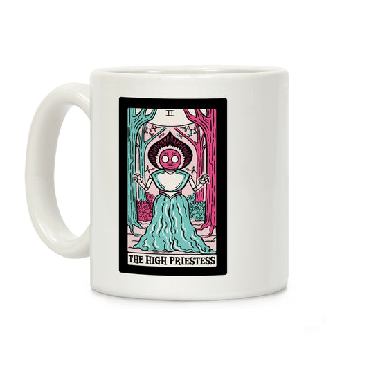 The High Priestess Flatwoods Monster Tarot Card Parody Coffee Mug