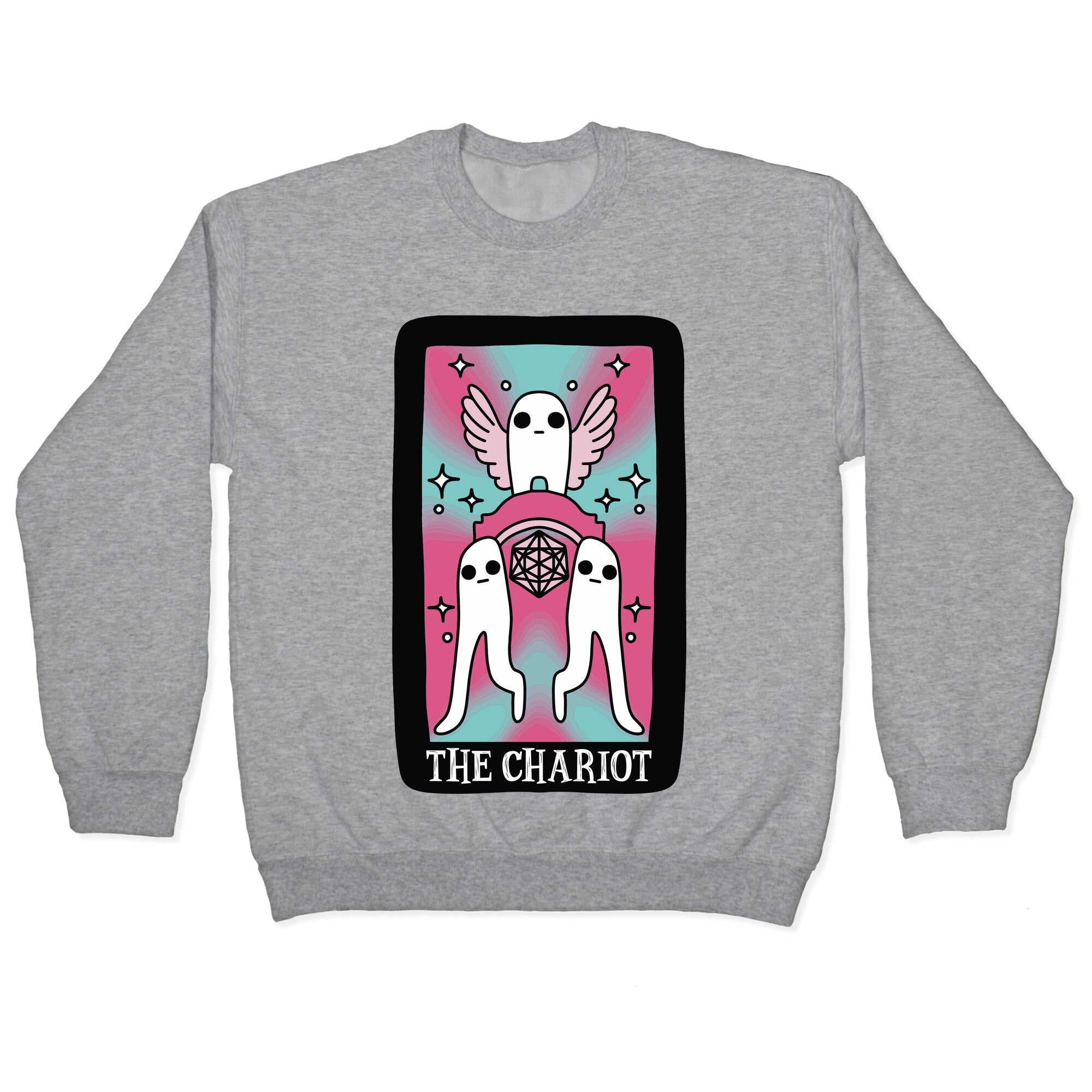 Creepy Cute Tarot : The Chariot Fresno Nightcrawler Crewneck Sweatshirt