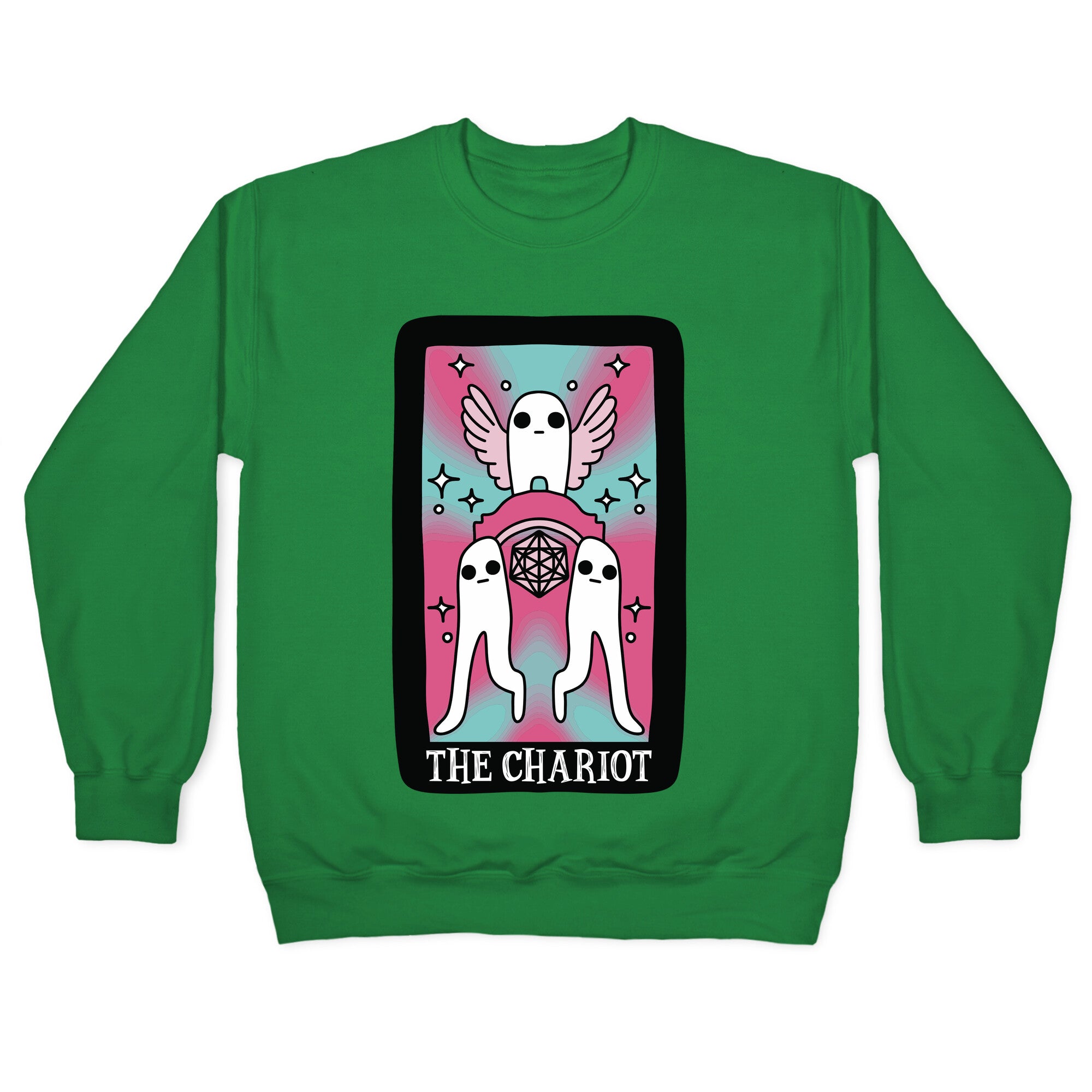 Creepy Cute Tarot : The Chariot Fresno Nightcrawler Crewneck Sweatshirt