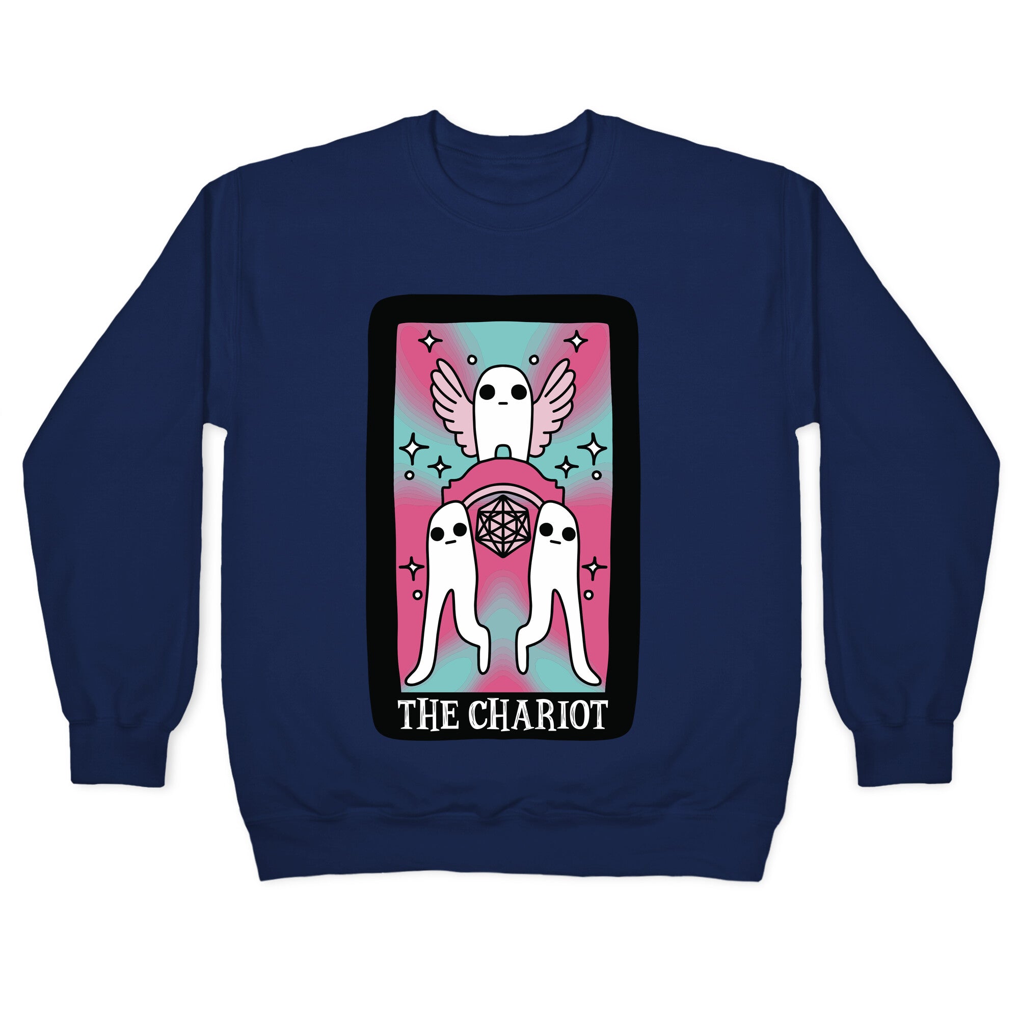Creepy Cute Tarot : The Chariot Fresno Nightcrawler Crewneck Sweatshirt