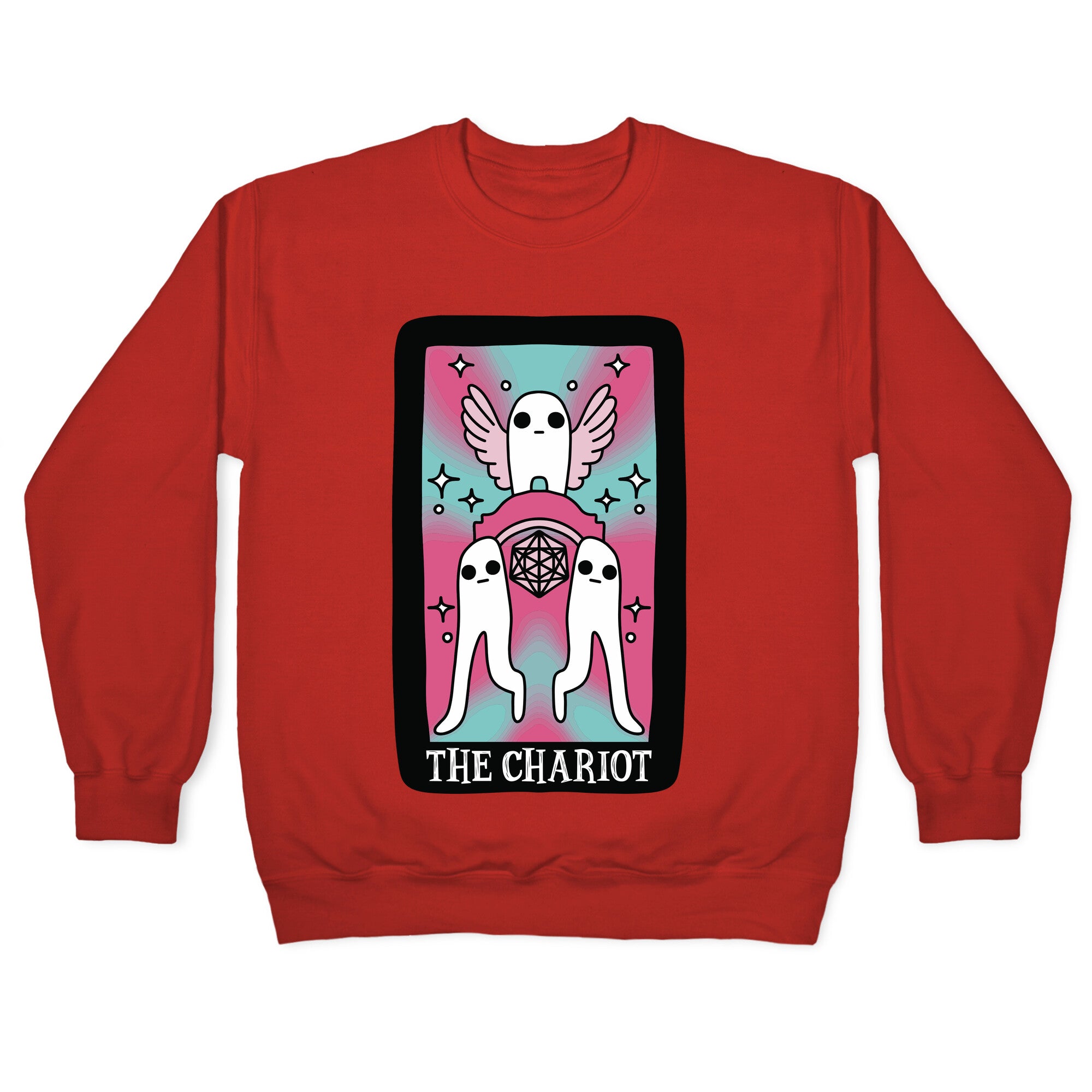 Creepy Cute Tarot : The Chariot Fresno Nightcrawler Crewneck Sweatshirt