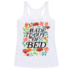 Made It Out Of Bed (Floral) Racerback Tank