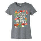 Made It Out Of Bed (Floral) Women's Cotton Tee