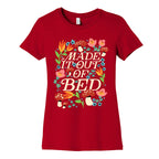 Made It Out Of Bed (Floral) Women's Cotton Tee