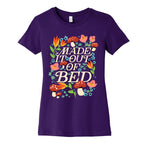 Made It Out Of Bed (Floral) Women's Cotton Tee