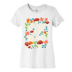 Made It Out Of Bed (Floral) Women's Cotton Tee