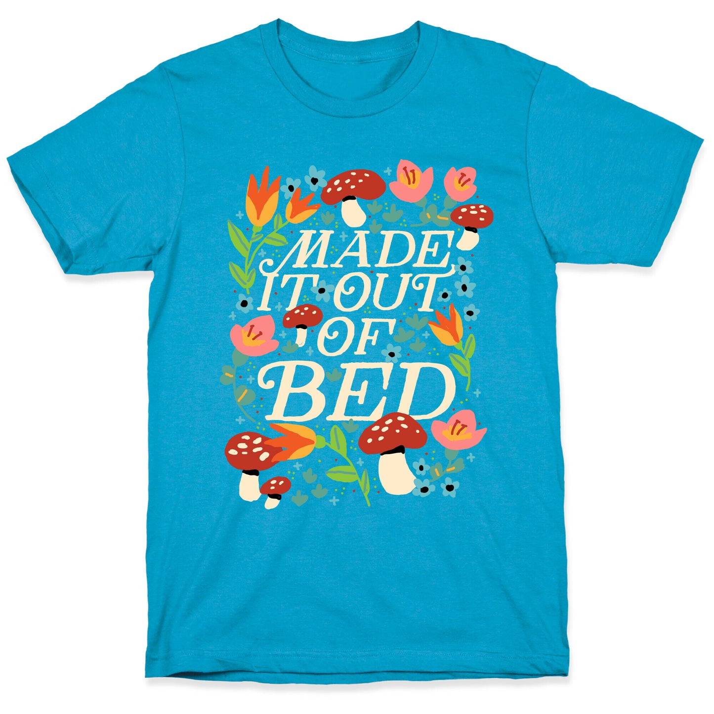 Made It Out Of Bed (Floral) Unisex Triblend Tee