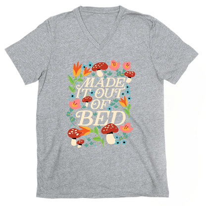 Made It Out Of Bed (Floral) V-Neck