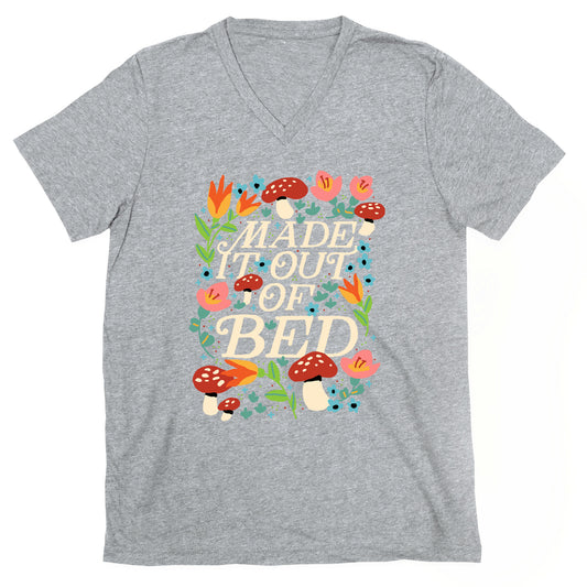 Made It Out Of Bed (Floral) V-Neck