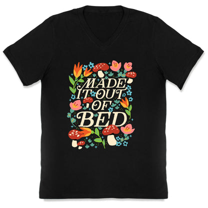 Made It Out Of Bed (Floral) V-Neck