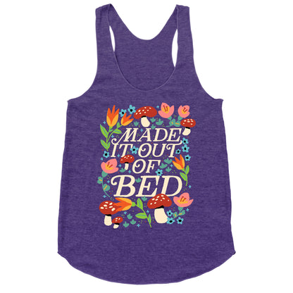 Made It Out Of Bed (Floral) Racerback Tank