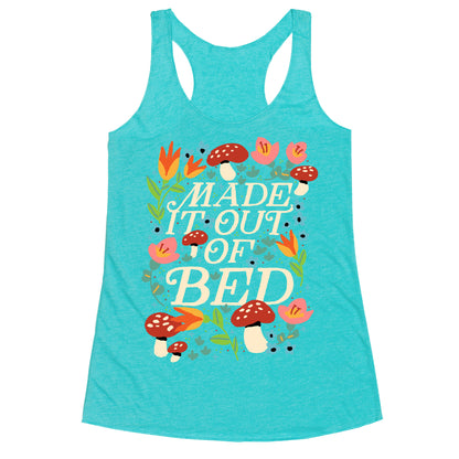 Made It Out Of Bed (Floral) Racerback Tank