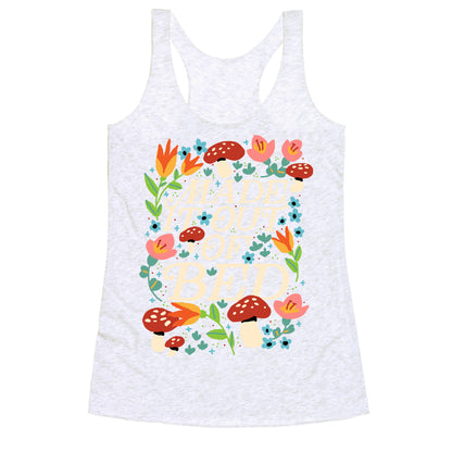 Made It Out Of Bed (Floral) Racerback Tank