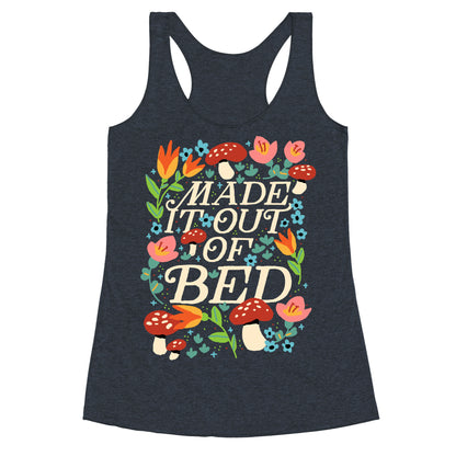 Made It Out Of Bed (Floral) Racerback Tank