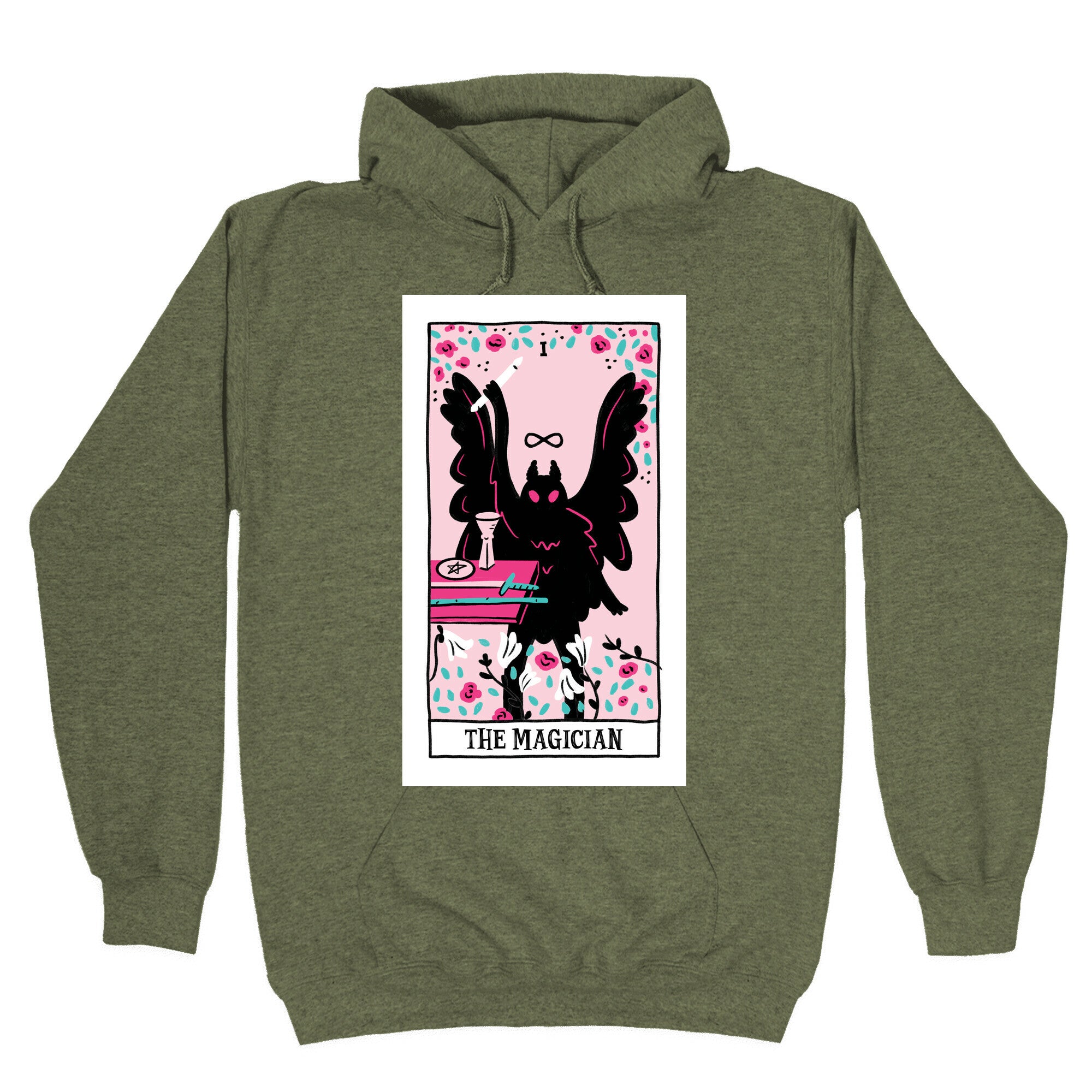 The Magician Mothman Tarot Hoodie