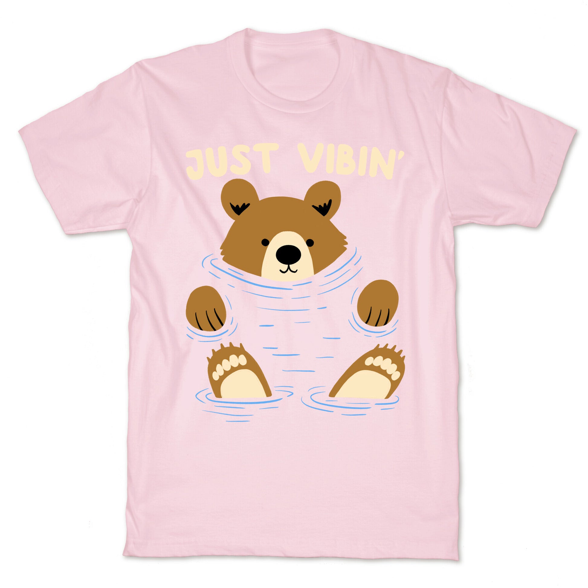 Just Vibin' River Bear T-Shirt