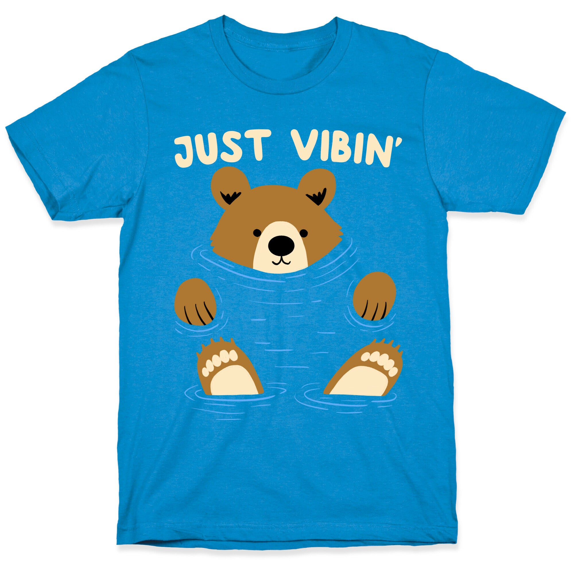 Just Vibin' River Bear T-Shirt