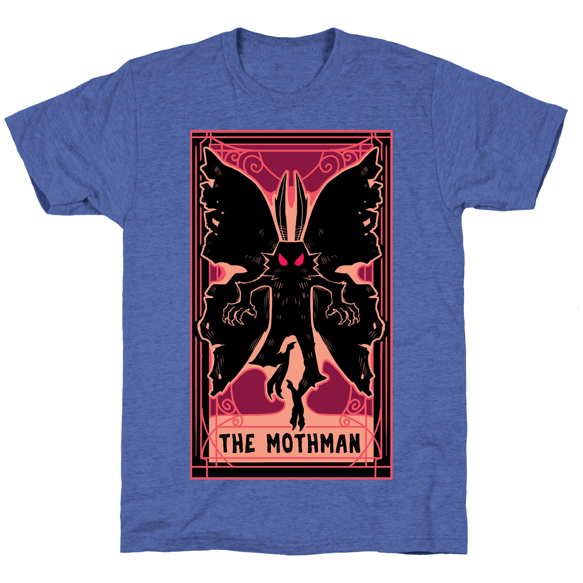 The Mothman Tarot Unisex Triblend Tee