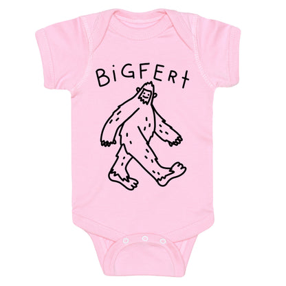 Derpy Bigfert Sasquatch Baby One Piece