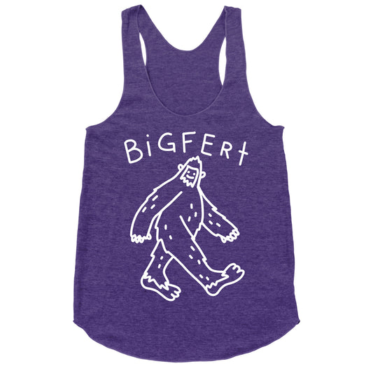 Derpy Bigfert Sasquatch  Racerback Tank